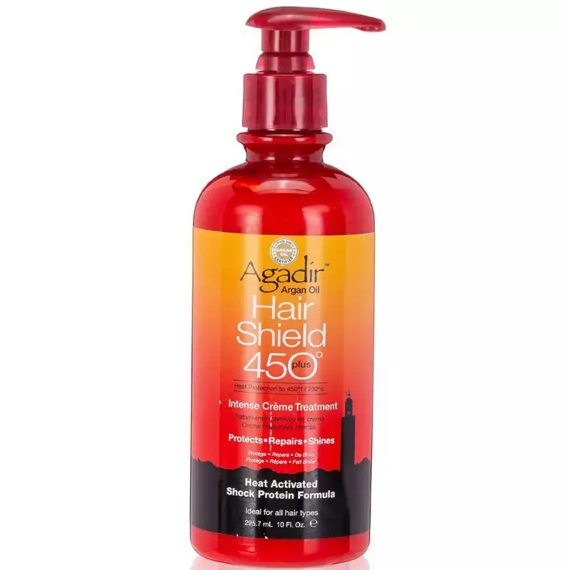 AGADIR Apsauginis kremas plaukams Argan Oil Hair Shield 450 Plus Intense Creme Treatment, 295ml