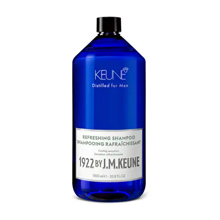 1922 by J. M. KEUNE vyriškas plaukus gaivinantis šampūnas REFRESHING, 1000ml