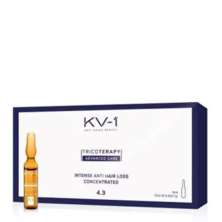 KV-1 Ampulės nuo plaukų slinkimo su placenta, 10x10ml