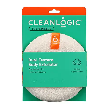 Cleanlogic Sustainable Dual-Texture  Scrubber kūno šveitimo kempinė