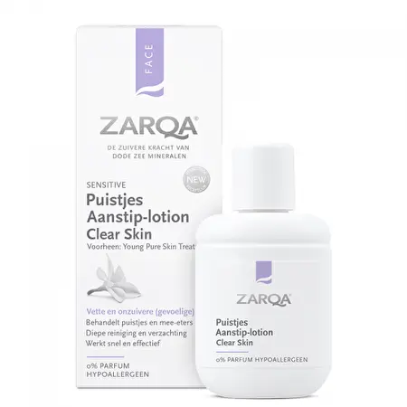 ZARQA Clear skin taškinis losjonas į aknę linkusios odos intensyviai priežiūrai